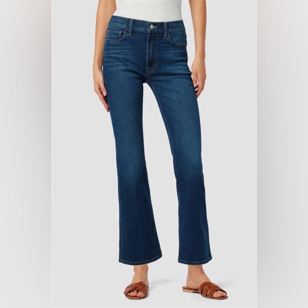 Hudson Blair High Rise Bootcut Crop Jean Light washed
